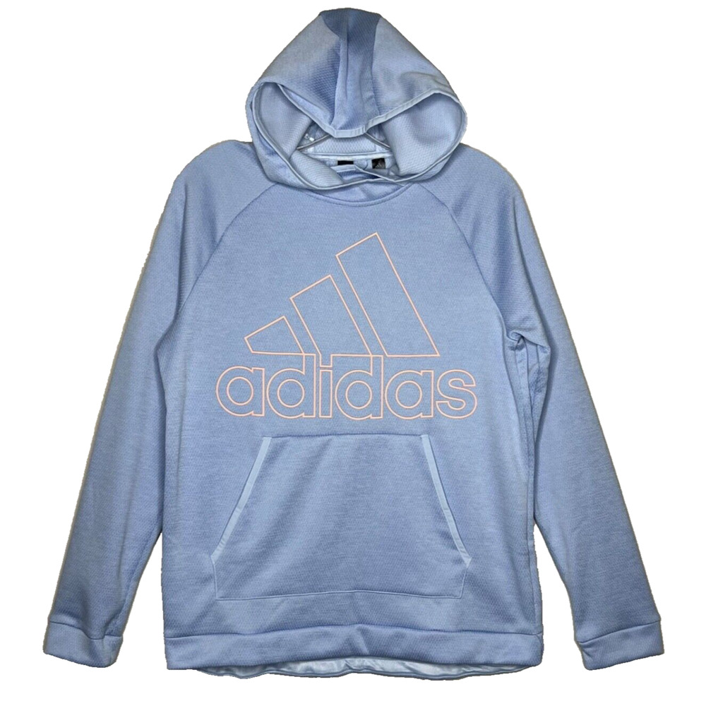 Adidas Climawarm Hoodie Pullover Womens S Blue